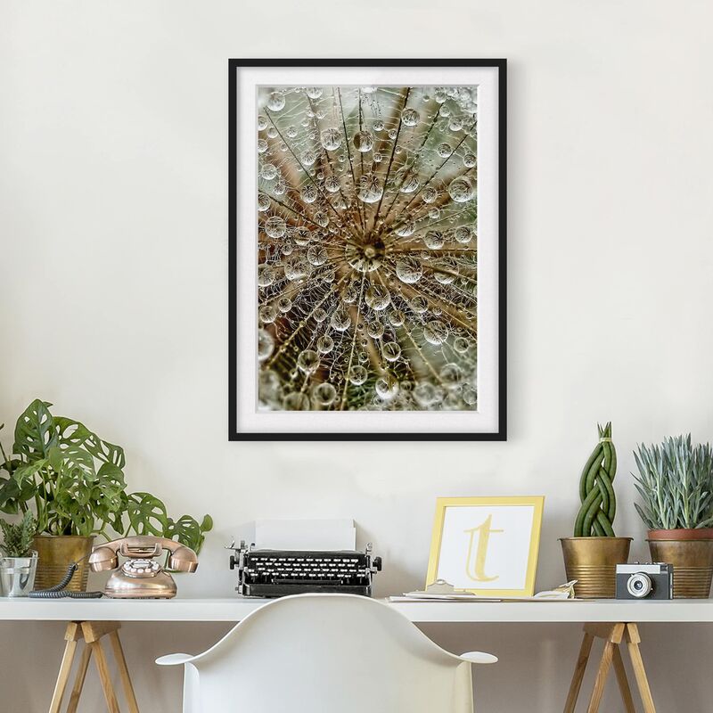 

Póster enmarcado - Dandelion In Autumn Dimensión LxA: 24cm x 18cm, Marco: Negro