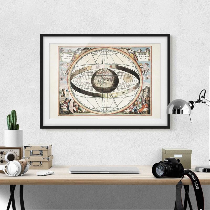 

Póster enmarcado - D'antiquariato Stella Atlas Dimensión LxA: 70cm x 100cm, Marco: Negro