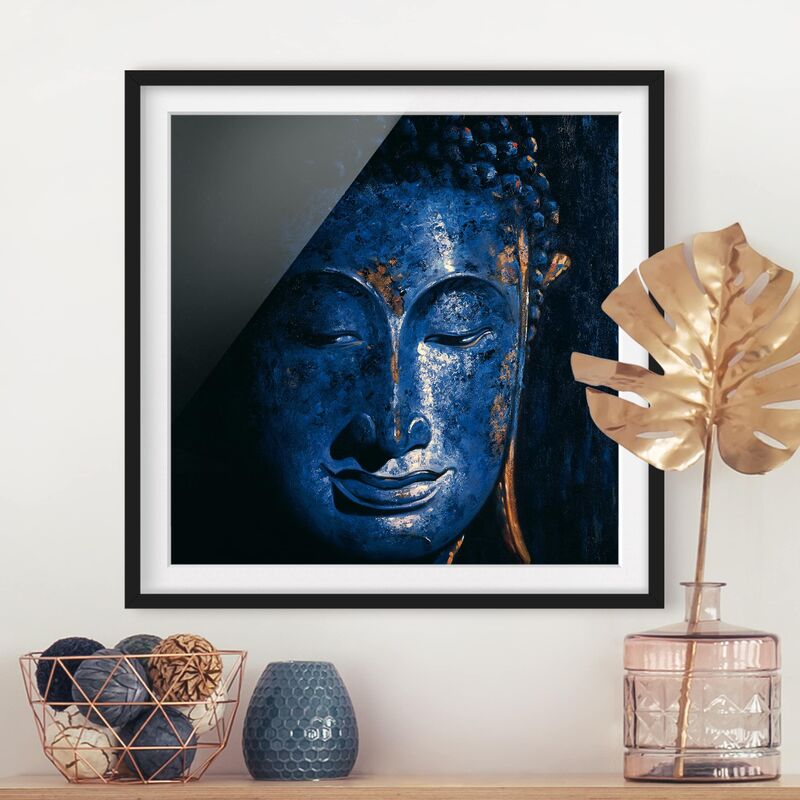 

Póster enmarcado - Delhi Buddha Dimensión LxA: 50cm x 50cm, Marco: Negro