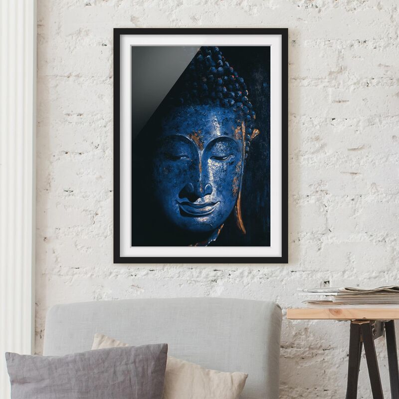 

Póster enmarcado - Delhi Buddha Dimensión LxA: 100cm x 70cm, Marco: Negro