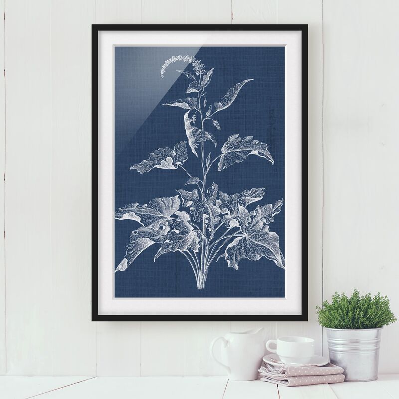 

Póster enmarcado - Denim Impianto Study Ii Dimensión LxA: 40cm x 30cm, Marco: Negro