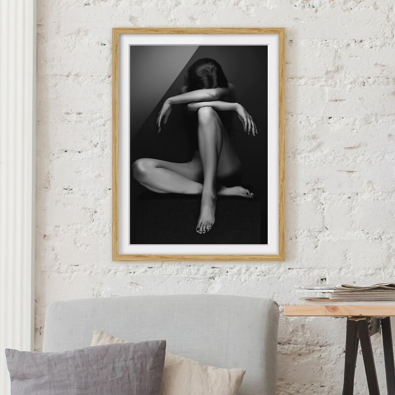 

Póster enmarcado - Desperate Woman Dimensión LxA: 100cm x 70cm, Marco: Roble