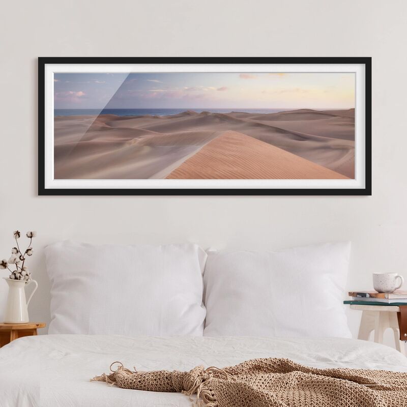 

Póster enmarcado - Dünenblick Dimensión LxA: 20cm x 50cm, Marco: Negro