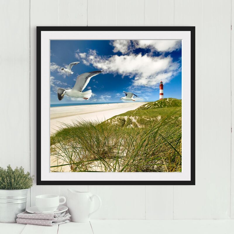 

Póster enmarcado - Dune Breeze Dimensión LxA: 20cm x 20cm, Marco: Negro