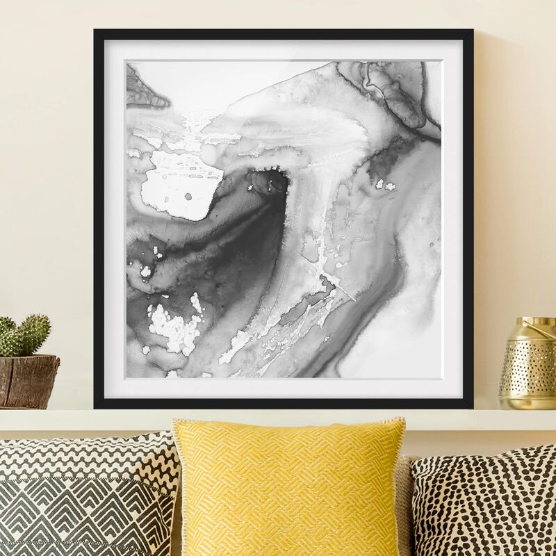 

Póster enmarcado - Dust And Water I Dimensión LxA: 50cm x 50cm, Marco: Negro