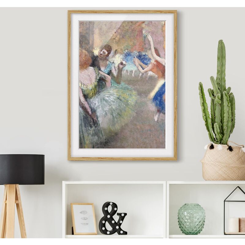 

Póster enmarcado - Edgar Degas - Ballet Scene Dimensión LxA: 55cm x 40cm, Marco: Roble
