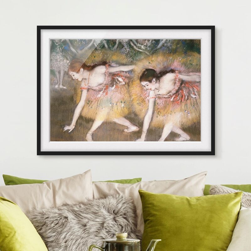 

Póster enmarcado - Edgar Degas - Bowing Ballerinas Dimensión LxA: 30cm x 40cm, Marco: Negro