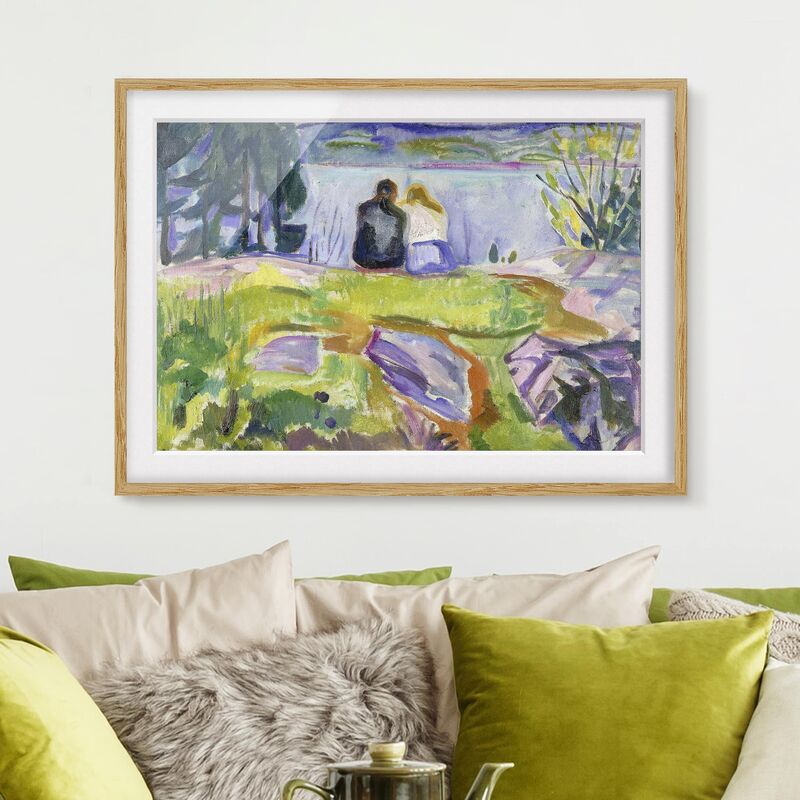 

Póster enmarcado - Edvard Munch - Spring Dimensión LxA: 30cm x 40cm, Marco: Roble