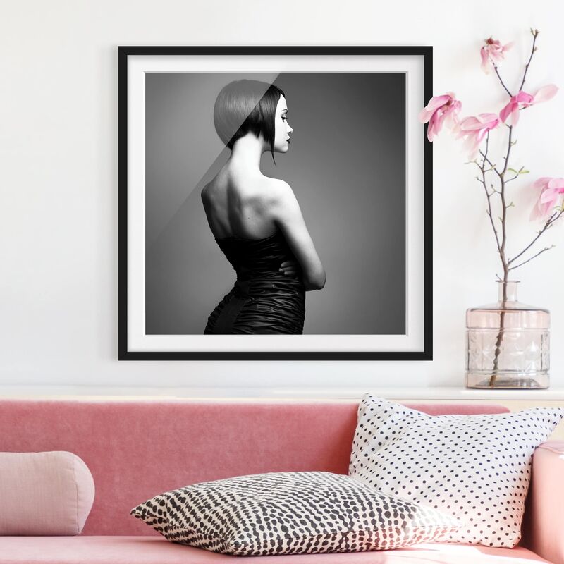 

Póster enmarcado - Elegant Silhouette Dimensión LxA: 30cm x 30cm, Marco: Negro
