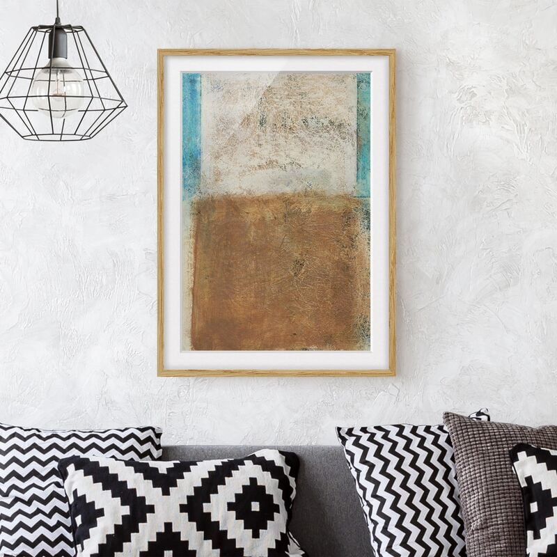 

Póster enmarcado - Elements Of Life Dimensión LxA: 100cm x 70cm, Marco: Roble