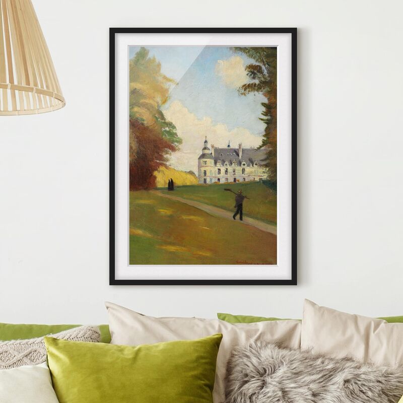 

Póster enmarcado - Emile Bernard - At Tanlay Castle Dimensión LxA: 70cm x 50cm, Marco: Negro