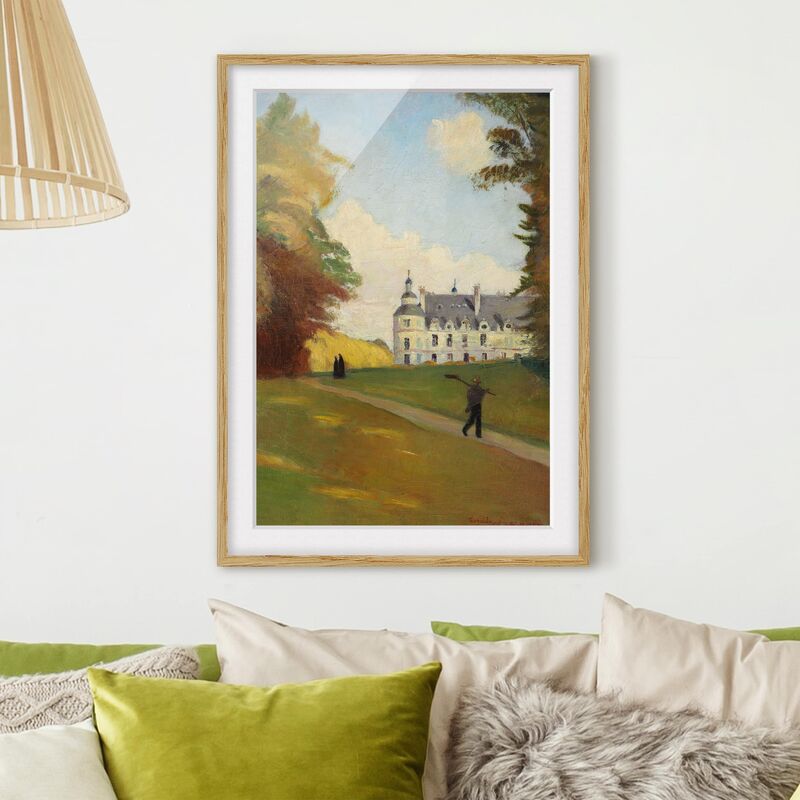 

Póster enmarcado - Emile Bernard - At Tanlay Castle Dimensión LxA: 24cm x 18cm, Marco: Roble