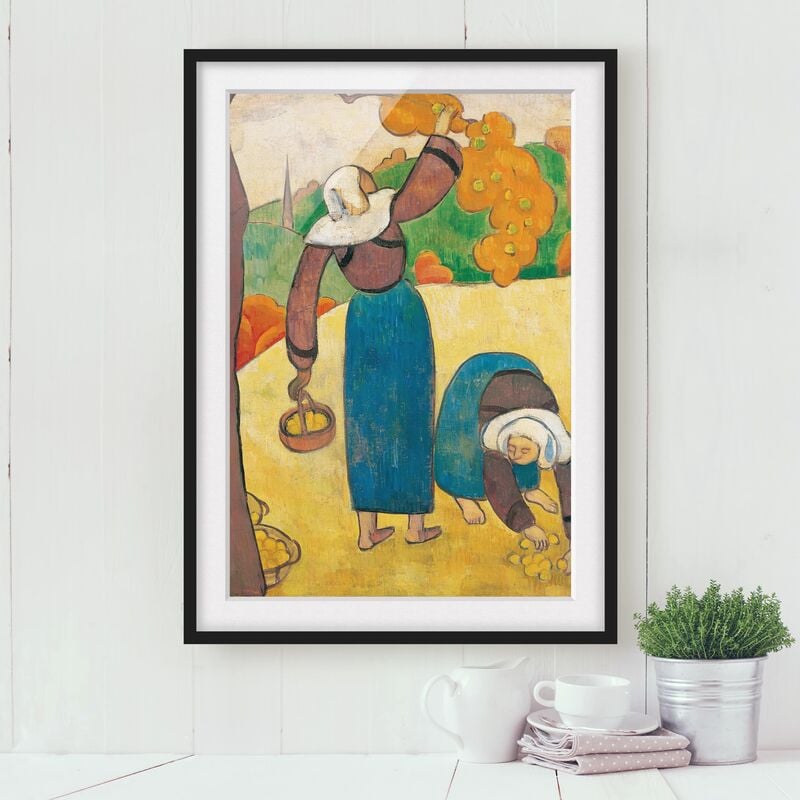 

Póster enmarcado - Emile Bernard - Breton Farmers Dimensión LxA: 24cm x 18cm, Marco: Negro