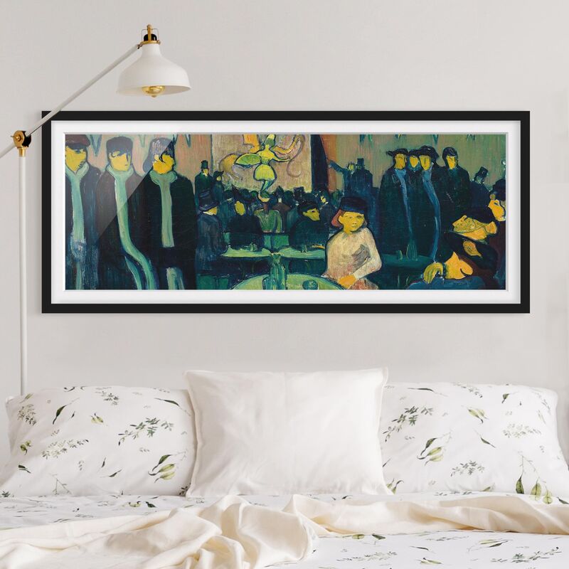 

Póster enmarcado - Emile Bernard - Il Tabarin O Cabaret A Parigi Dimensión LxA: 20cm x 50cm, Marco: Negro