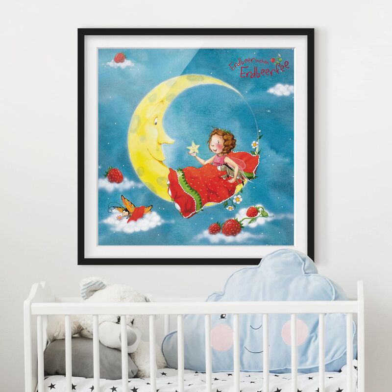 

Póster enmarcado - Erdbeerinchen Erdbeerfee - Sweet Dreams Dimensión LxA: 50cm x 50cm, Marco: Negro