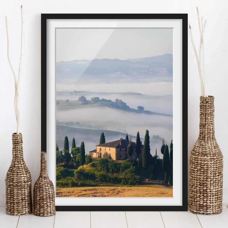 

Póster enmarcado - Estate In Tuscany Dimensión LxA: 100cm x 70cm, Marco: Negro