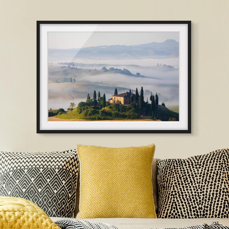 

Póster enmarcado - Estate In Tuscany Dimensión LxA: 70cm x 100cm, Marco: Negro
