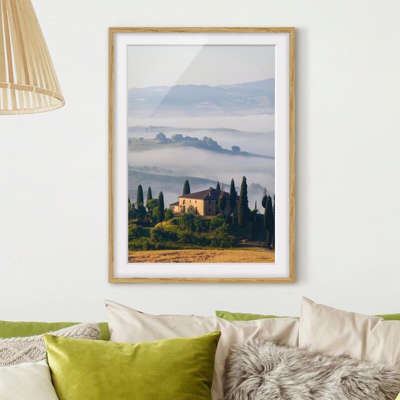 

Póster enmarcado - Estate In Tuscany Dimensión LxA: 70cm x 50cm, Marco: Roble