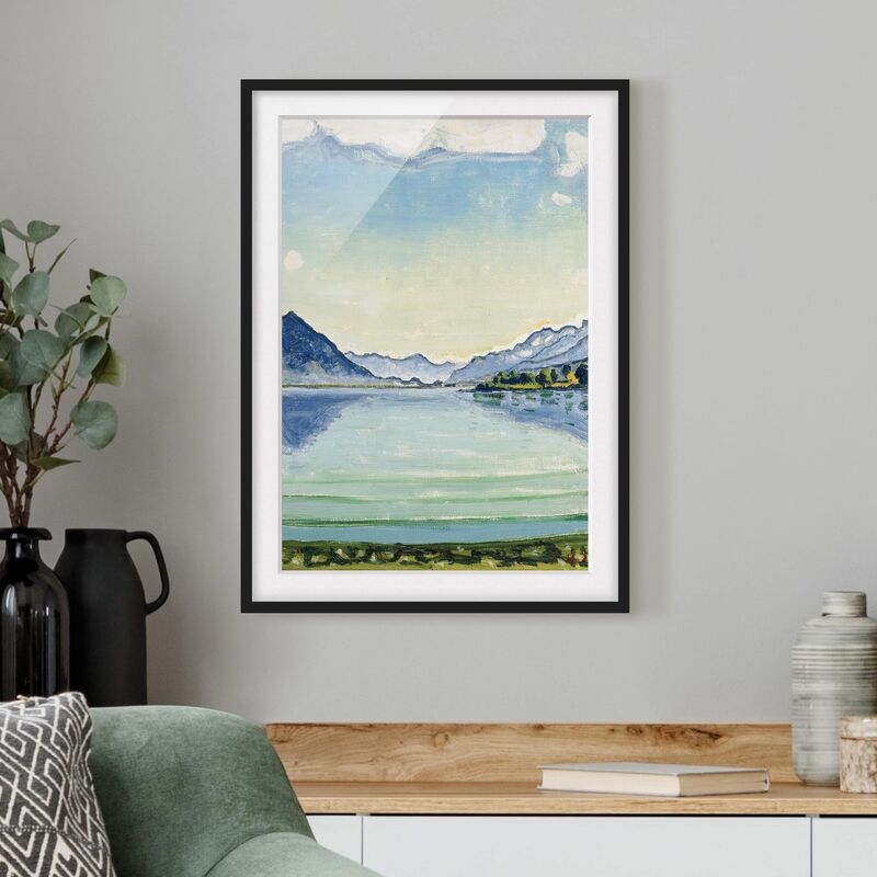 

Póster enmarcado - Ferdinand Hodler - Thunersee Of Leissigen Dimensión LxA: 55cm x 40cm, Marco: Negro