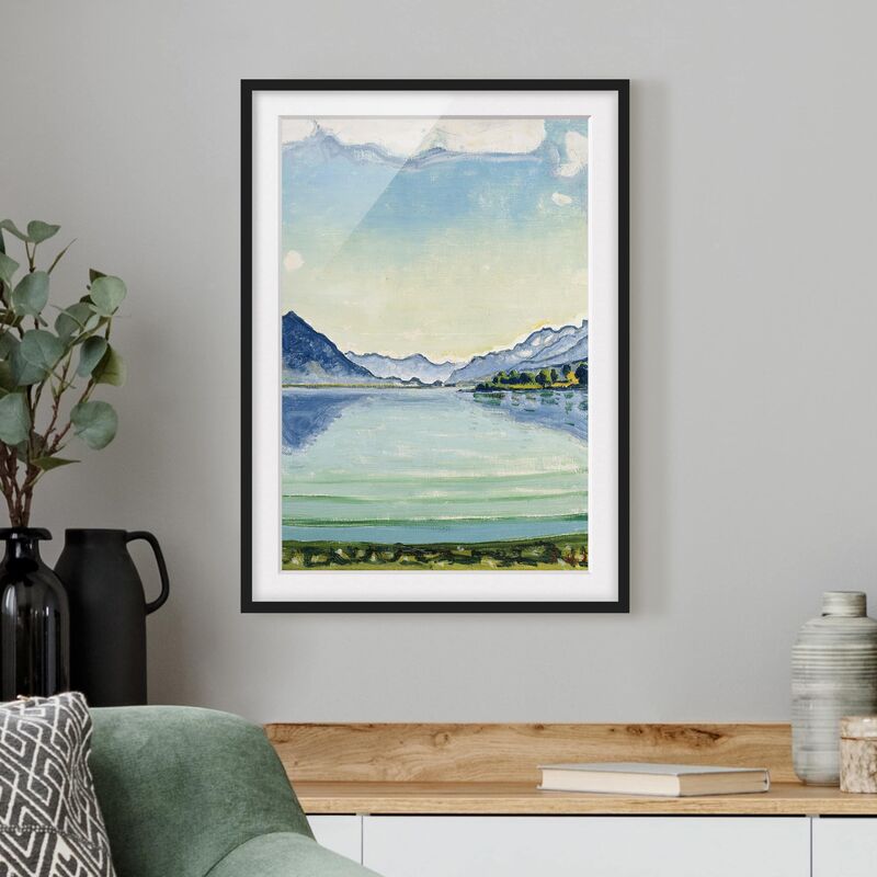 

Póster enmarcado - Ferdinand Hodler - Thunersee Of Leissigen Dimensión LxA: 40cm x 30cm, Marco: Negro