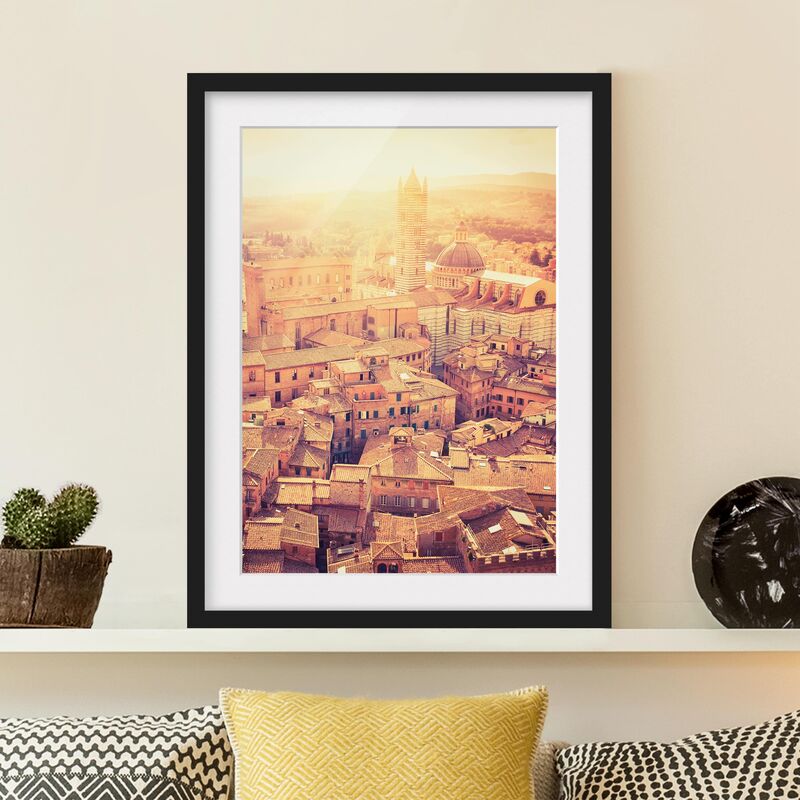 

Póster enmarcado - Fiery Siena Dimensión LxA: 24cm x 18cm, Marco: Negro