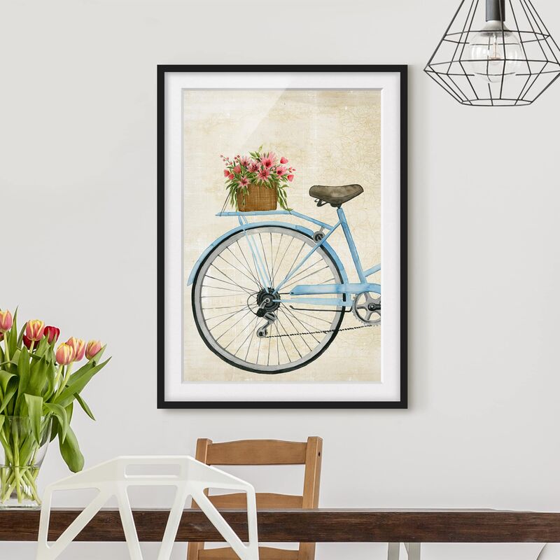 

Póster enmarcado - Fiori Courier Ii Dimensión LxA: 40cm x 30cm, Marco: Negro