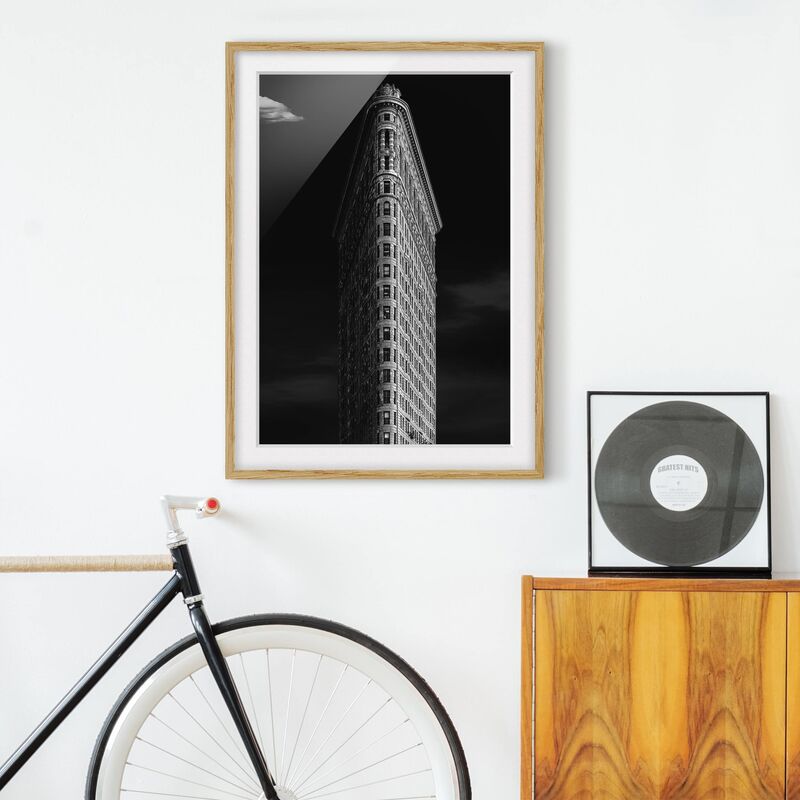 

Póster enmarcado - Flatiron Building Dimensión LxA: 40cm x 30cm, Marco: Roble