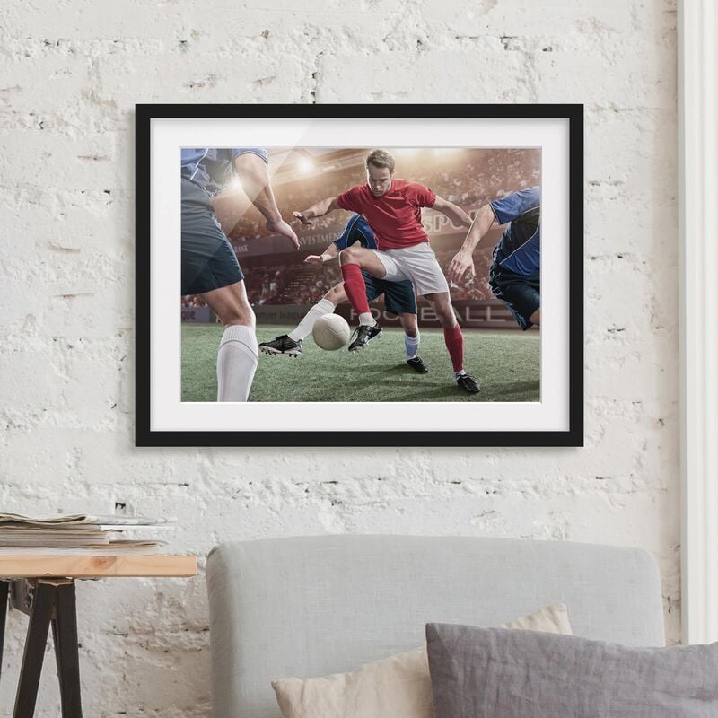 

Póster enmarcado - Football Rivals Dimensión LxA: 70cm x 100cm, Marco: Negro