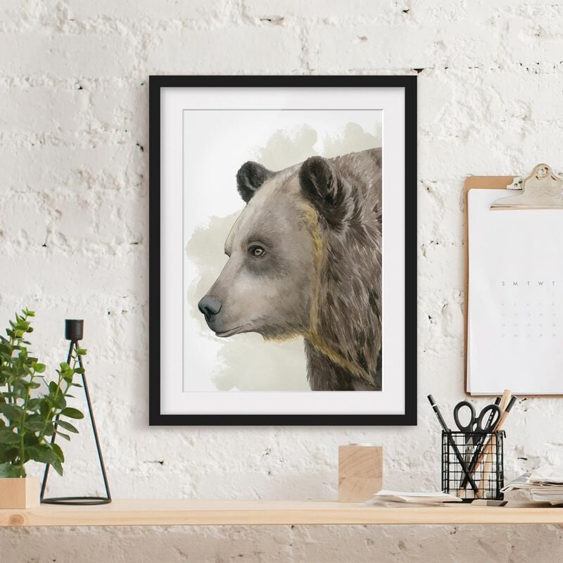 

Póster enmarcado - Forest Friends - Orso Dimensión LxA: 70cm x 50cm, Marco: Negro