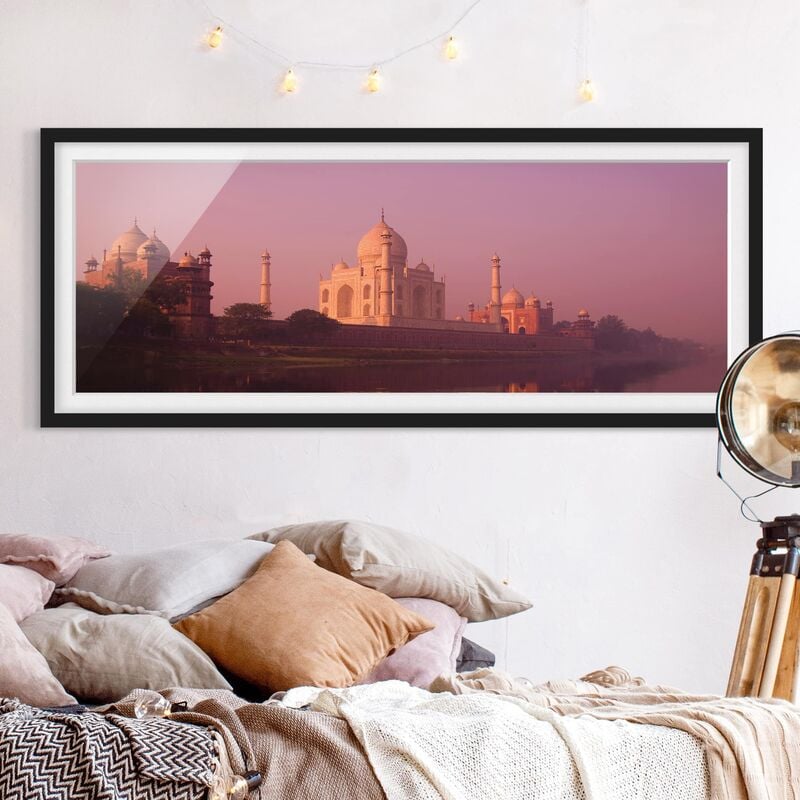 

Póster enmarcado - Foschia Sopra Shiraz Dimensión LxA: 50cm x 130cm, Marco: Negro