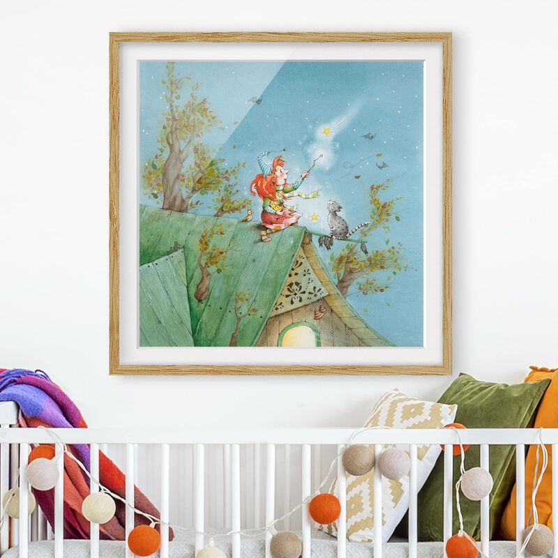 

Póster enmarcado - Frida And Tomcat Pumpernickel Set The Star Free Dimensión LxA: 30cm x 30cm, Marco: Roble