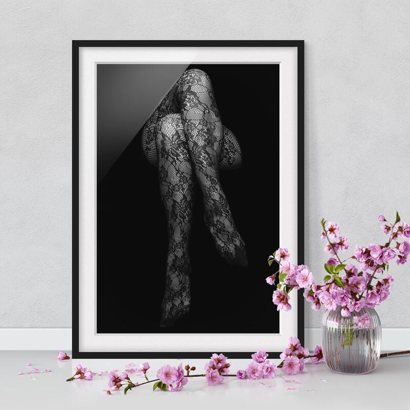 

Póster enmarcado - Gambe in TIP Dimensión LxA: 24cm x 18cm, Marco: Negro