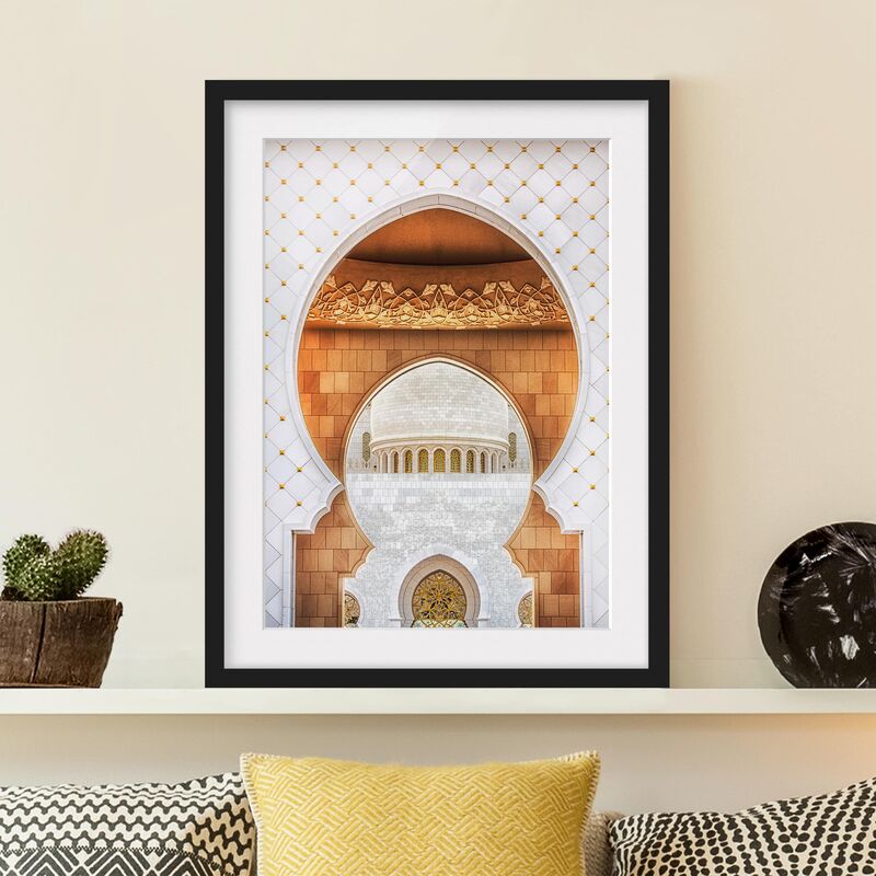 

Póster enmarcado - Gate Of Mosque Dimensión LxA: 40cm x 30cm, Marco: Negro