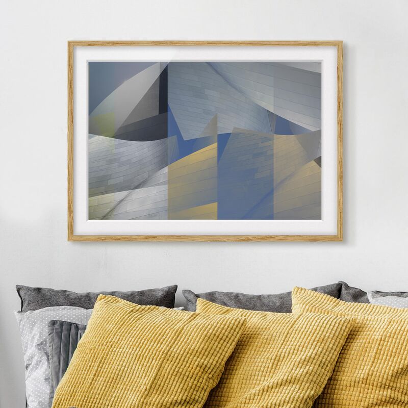 

Póster enmarcado - Geary 3 Dimensión LxA: 70cm x 100cm, Marco: Roble