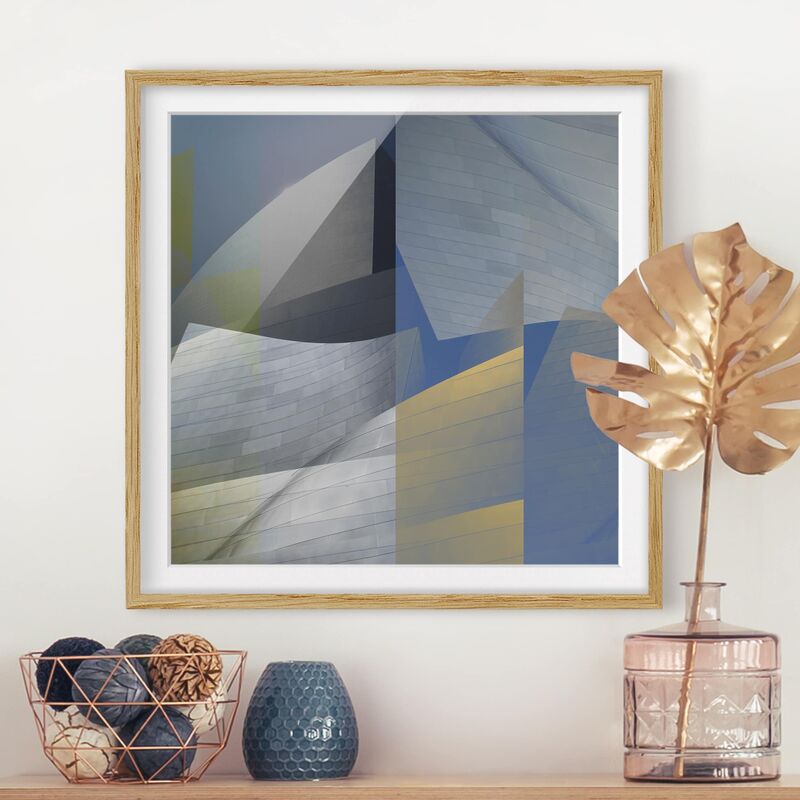 

Póster enmarcado - Geary 3 Dimensión LxA: 50cm x 50cm, Marco: Roble