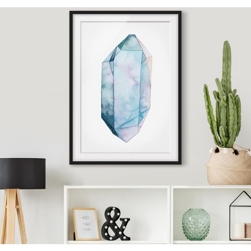 

Póster enmarcado - Gem In Twilight I Dimensión LxA: 100cm x 70cm, Marco: Negro