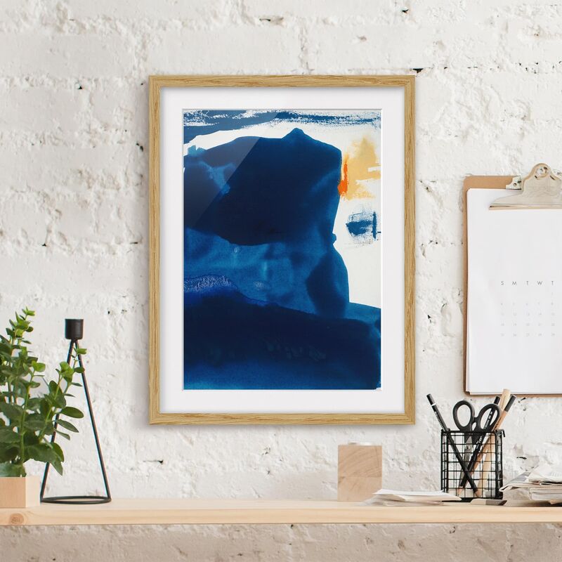 

Póster enmarcado - Giornata Al Mare Ii Dimensión LxA: 70cm x 50cm, Marco: Roble