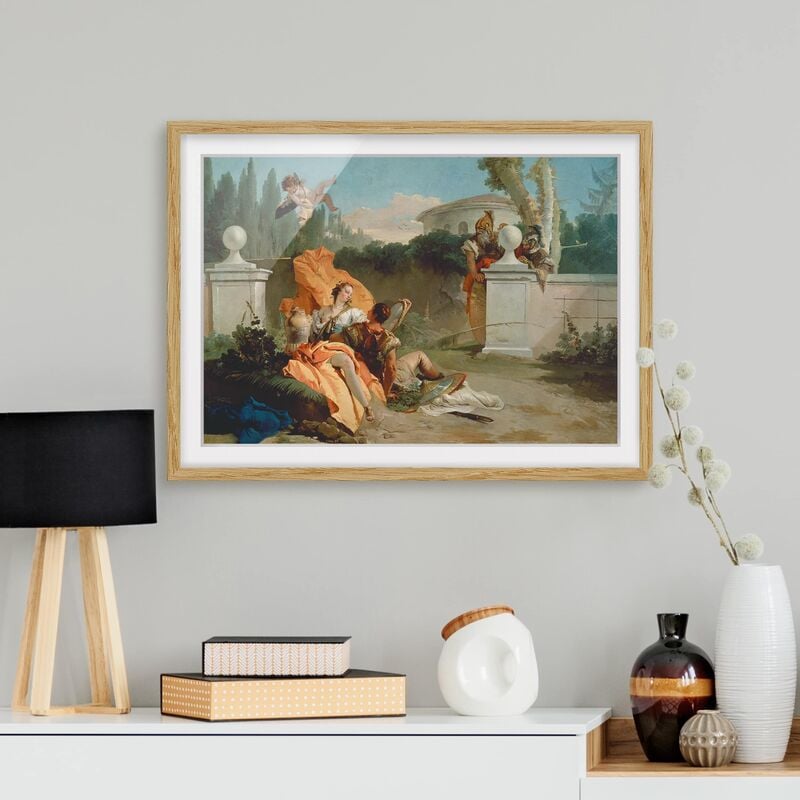 

Póster enmarcado - Giovanni Battista Tiepolo - Rinaldo And Armida Dimensión LxA: 40cm x 55cm, Marco: Roble