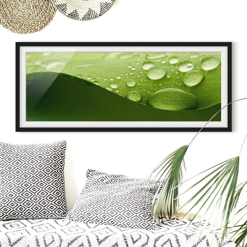 

Póster enmarcado - Gocce Di Natura Dimensión LxA: 40cm x 100cm, Marco: Negro
