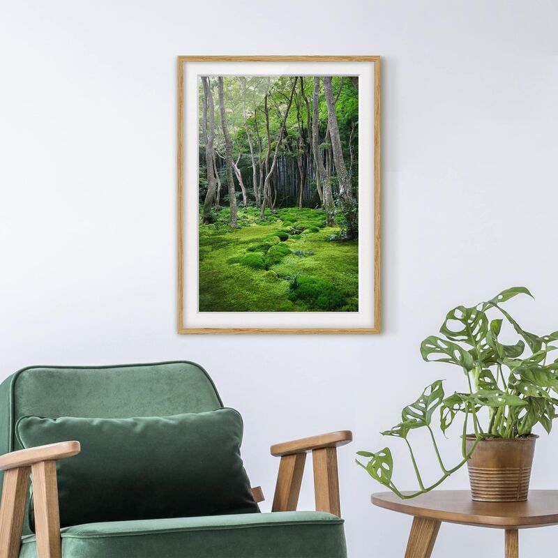 

Póster enmarcado - Growing Trees Dimensión LxA: 40cm x 30cm, Marco: Roble