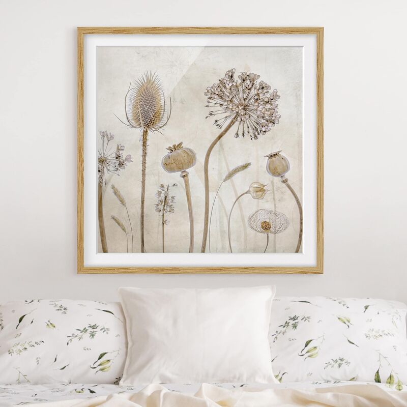 

Póster enmarcado - Growing Old Dimensión LxA: 70cm x 70cm, Marco: Roble