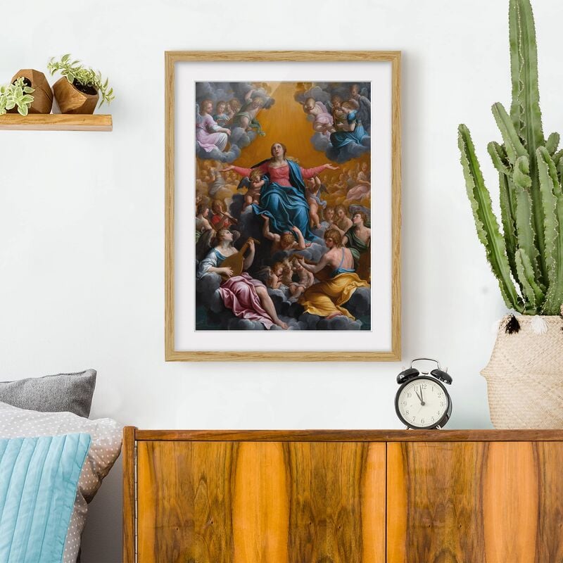 

Póster enmarcado - Guido Reni - The Assumption Of The Virgin Mary Dimensión LxA: 55cm x 40cm, Marco: Roble