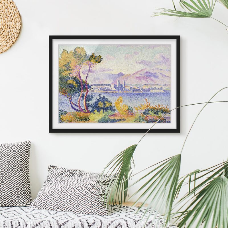 

Póster enmarcado - Henri-Edmond Cross - Antibes Afternoon Dimensión LxA: 50cm x 70cm, Marco: Negro