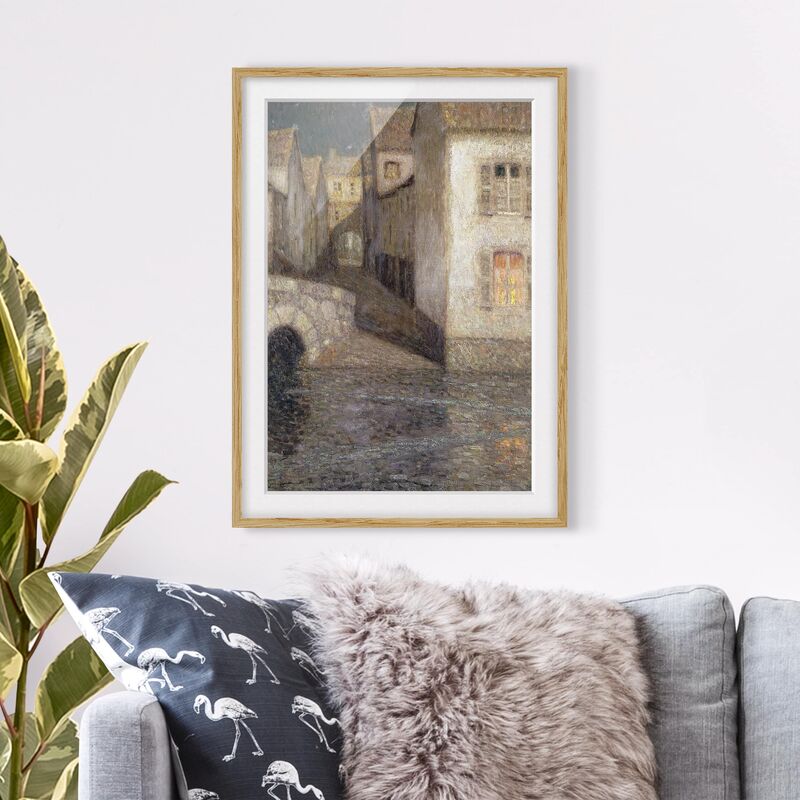 

Póster enmarcado - Henri Le Sidaner - The House By The River, Chartres Dimensión LxA: 70cm x 50cm, Marco: Roble