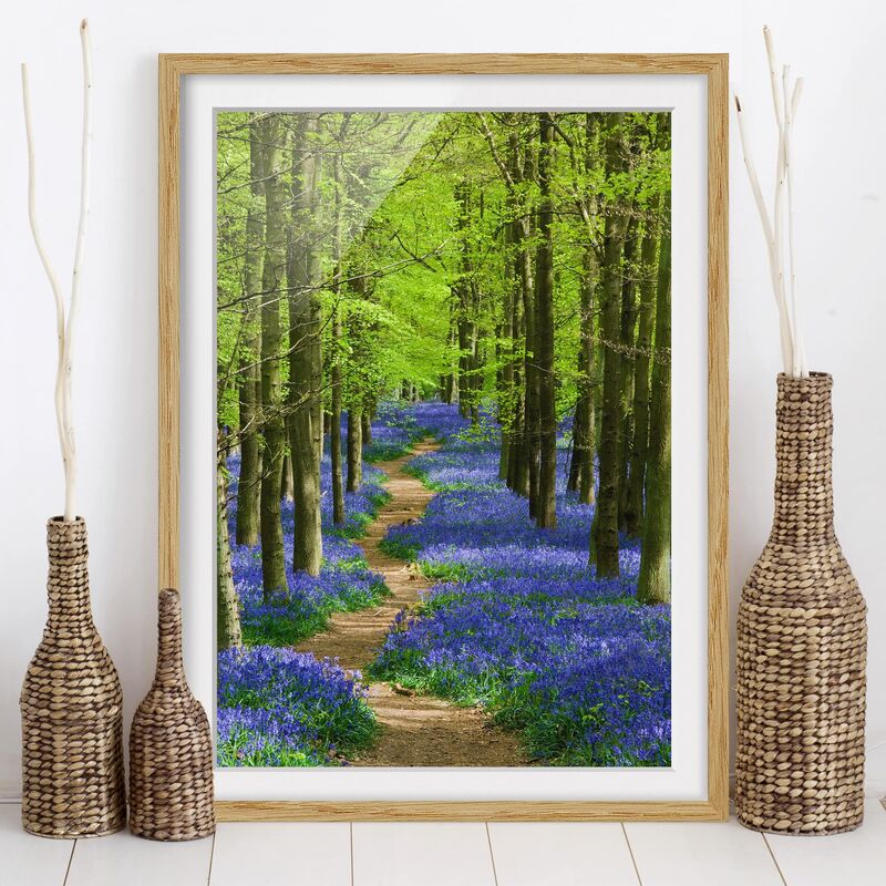 

Póster enmarcado - Hiking In Hertfordshire Dimensión LxA: 70cm x 50cm, Marco: Roble