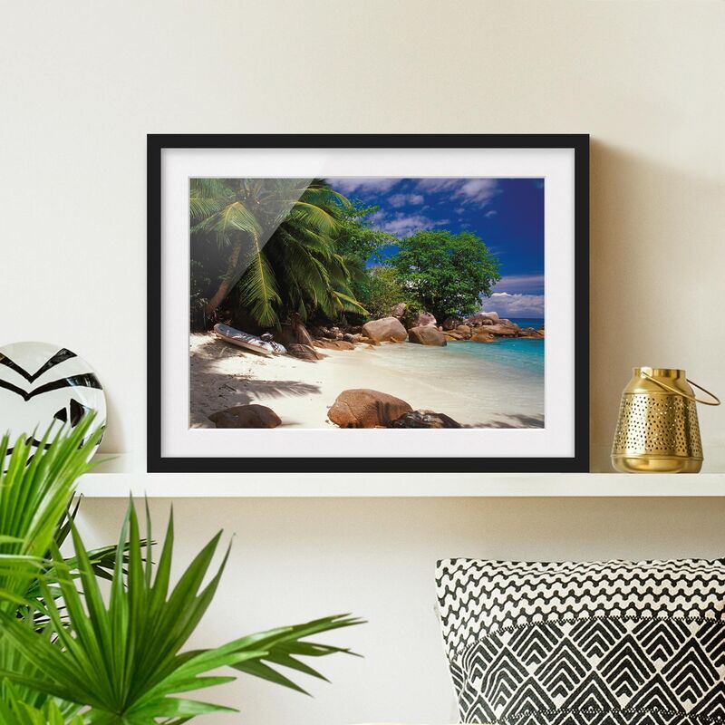 

Póster enmarcado - Honeymoon In Hawaii Dimensión LxA: 40cm x 55cm, Marco: Negro