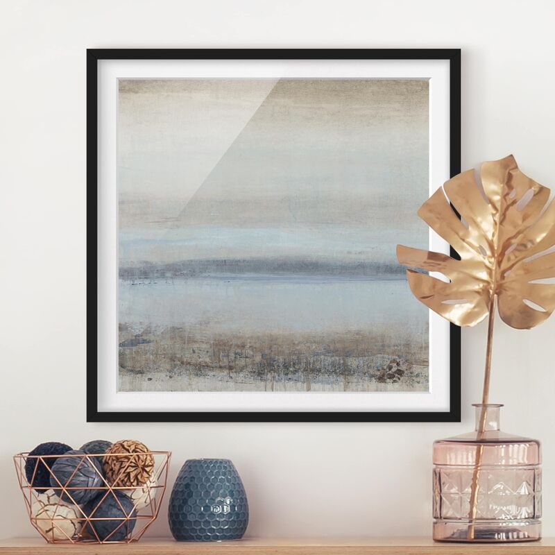 

Póster enmarcado - Horizon Over Blue I Dimensión LxA: 70cm x 70cm, Marco: Negro