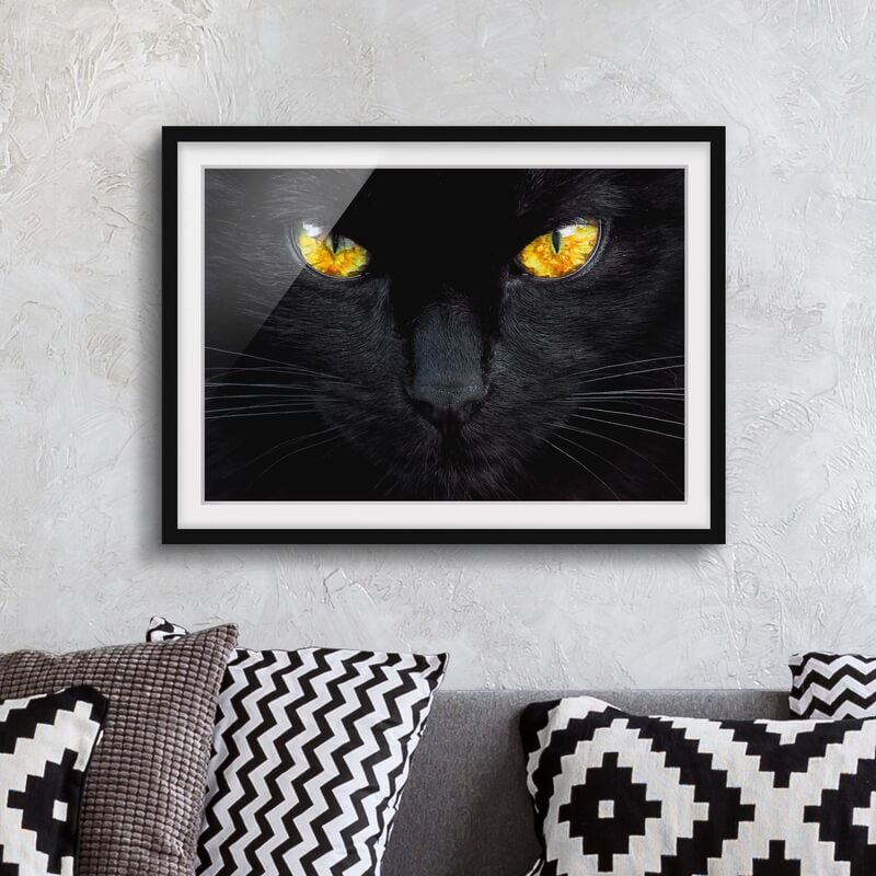 

Póster enmarcado - Hypnotic Glance Dimensión LxA: 18cm x 24cm, Marco: Negro