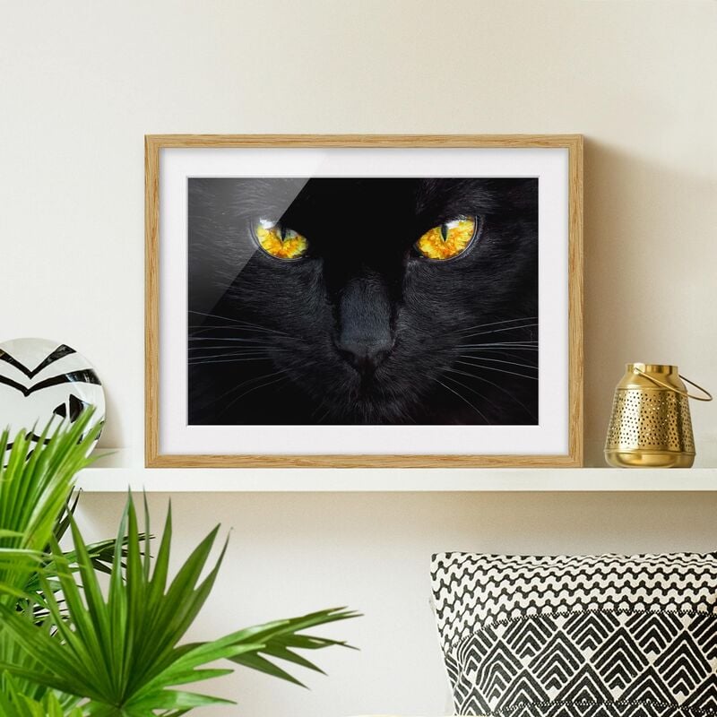 

Póster enmarcado - Hypnotic Glance Dimensión LxA: 50cm x 70cm, Marco: Roble