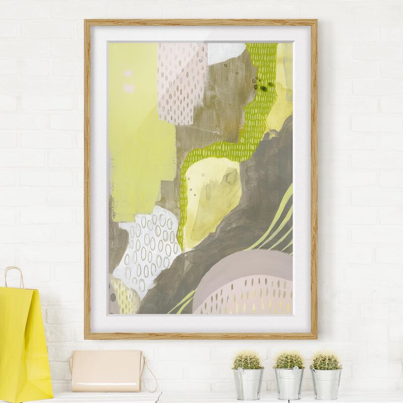 

Póster enmarcado - I Macchie Solari Dimensión LxA: 70cm x 50cm, Marco: Roble